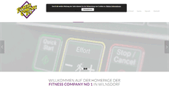 Desktop Screenshot of fitnesscompany-no1.de