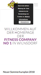 Mobile Screenshot of fitnesscompany-no1.de